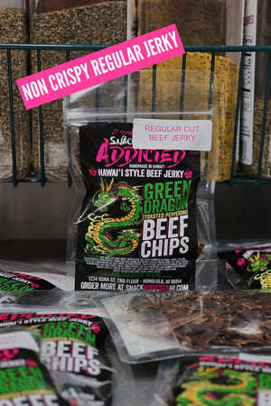 (Non Crispy) REGULAR CUT Green Dragon Beef JERKY