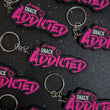 Load image into Gallery viewer, Snack Addicted Logo Rubber Keychain