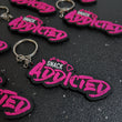 Load image into Gallery viewer, Snack Addicted Logo Rubber Keychain