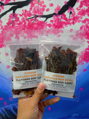 Gyudon (Japanese Beef Bowl) Flavored Beef Chips