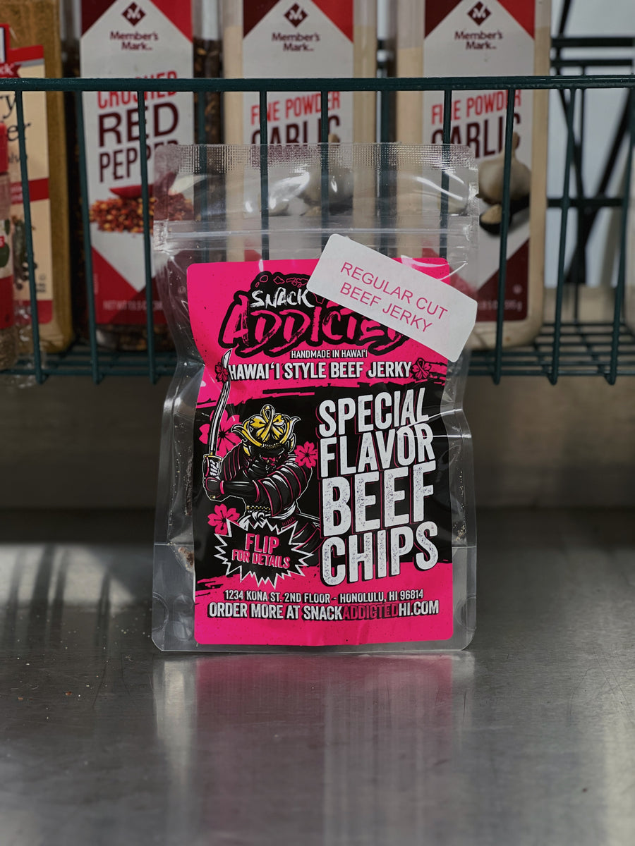 Sweet Onion Ginger Teriyaki Flavored Beef Chips