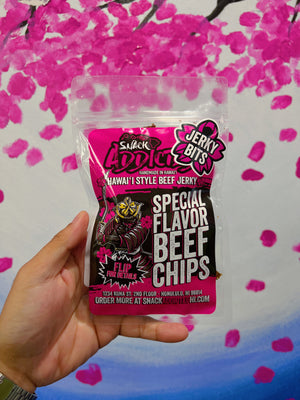 Sweet Onion Ginger Teriyaki Flavored Beef Chips