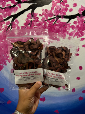Japanese Grape Flavored Apple Rings