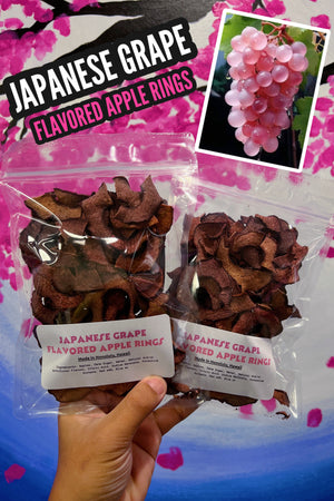 Japanese Grape Flavored Apple Rings