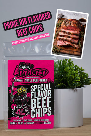 Prime Rib Flavored Beef Chips