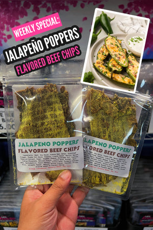 Jalapeño Poppers Flavored Beef Chips