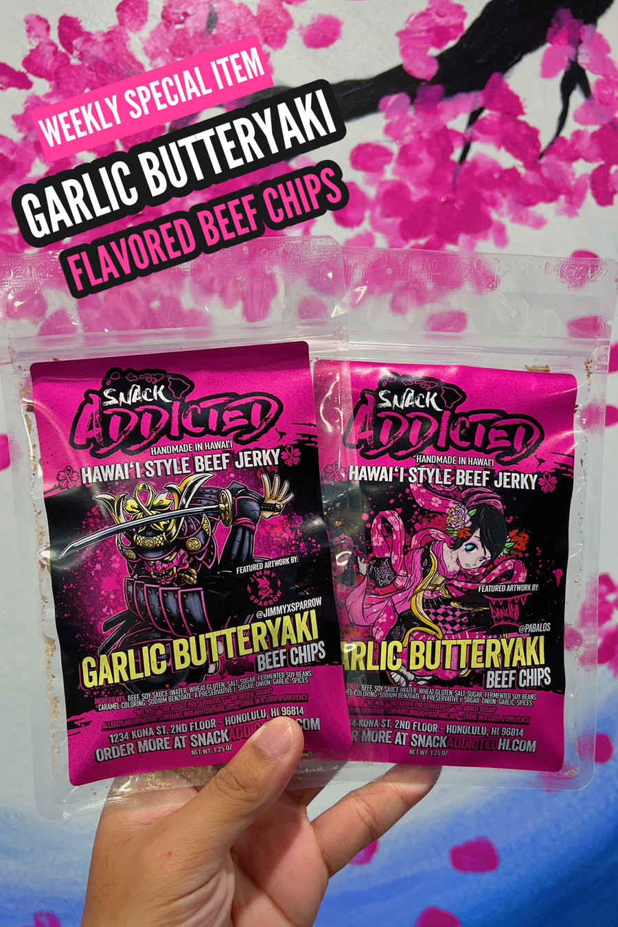 Garlic Butteryaki Beef Chips
