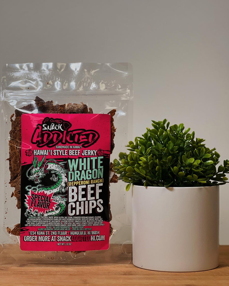 White Dragon Flavored Beef Chips