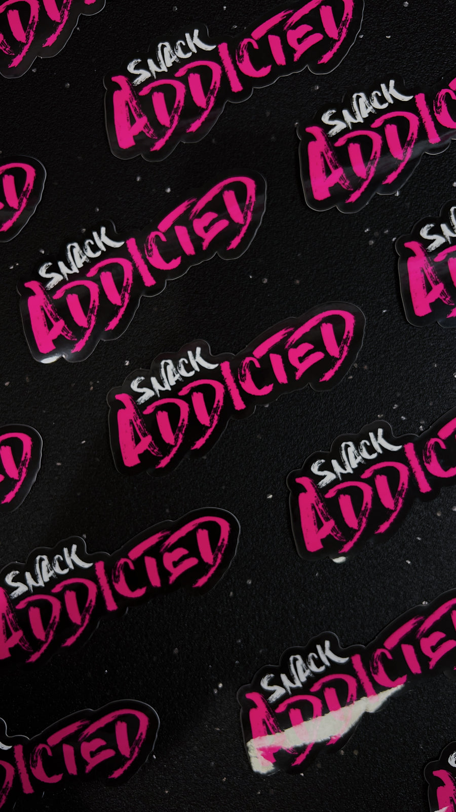 Snack Addicted Logo Sticker