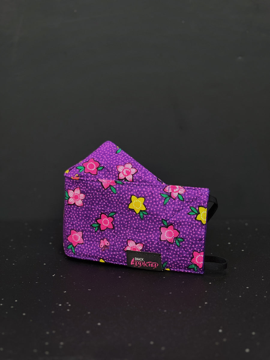 (Purple 01) Origami Cloth Mask