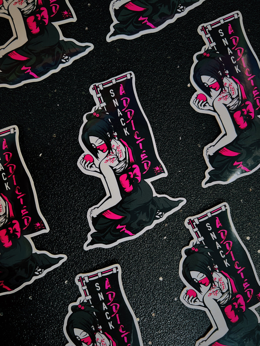 Snack Addicted Sticker